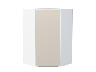Кухонный  Шкаф верхний угловой Фьюжн Белый, Cream Silk, 920, каркас ЛДСП  Белый, фасад МДФ  Cream Silk,  920*600*600 sppr5VVTtoAR71910 - фото 3810485