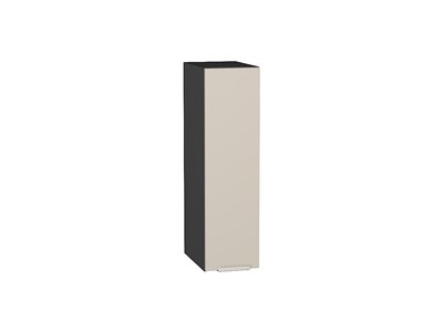 Кухонный  Шкаф верхний бутылочница Фьюжн Graphite, Cream Silk, 720, 200, каркас ЛДСП  Graphite, фасад МДФ  Cream Silk,  716*200*320 sppr5VVTtoAR71856 - фото 3810527