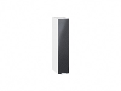 Кухонный  Шкаф верхний бутылочница Фьюжн Белый, Anthracite, 150, каркас ЛДСП  Белый, фасад МДФ  Anthracite,  716*150*320 sppr5VVTtoAR38797 - фото 3810542