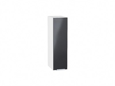 Кухонный  Шкаф верхний бутылочница Фьюжн Белый, Anthracite, 720, 200, каркас ЛДСП  Белый, фасад МДФ  Anthracite,  716*200*320 sppr5VVTtoAR43745 - фото 3810543