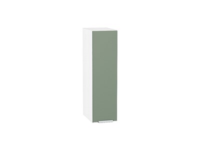 Кухонный  Шкаф верхний бутылочница Фьюжн Белый, Silky Mint, 720, 200, каркас ЛДСП  Белый, фасад МДФ  Silky Mint,  716*200*320 sppr5VVTtoAR51840 - фото 3810555