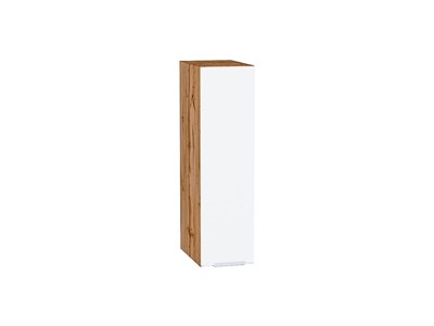 Кухонный  Шкаф верхний бутылочница Фьюжн Дуб Вотан, Silky White, 720, 200, каркас ЛДСП  Дуб Вотан, фасад МДФ  Silky White,  716*200*320 sppr5VVTtoAR60594 - фото 3810575