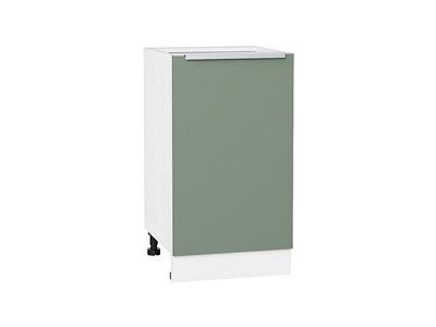 Кухонный  Шкаф нижний с 1-ой дверцей Фьюжн Белый, Silky Mint, 450, каркас ЛДСП  Белый, фасад МДФ  Silky Mint,  816*450*480 sppr5VVTtoAR52175 - фото 3810692