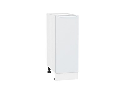 Кухонный  Шкаф нижний с 1-ой дверцей Фьюжн Белый, Silky White, 300, каркас ЛДСП  Белый, фасад МДФ  Silky White,  816*300*480 sppr5VVTtoAR52149 - фото 3810696