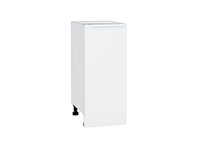 Кухонный  Шкаф нижний с 1-ой дверцей Фьюжн Белый, Silky White, 350, каркас ЛДСП  Белый, фасад МДФ  Silky White,  816*350*480 sppr5VVTtoAR65126 - фото 3810697