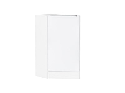 Кухонный  Шкаф нижний торцевой Фьюжн Белый, Silky White, каркас ЛДСП  Белый, фасад МДФ  Silky White,  816*296*554 sppr5VVTtoAR52263 - фото 3811106