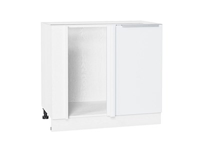 Кухонный  Шкаф нижний угловой Фьюжн Белый, Silky White, каркас ЛДСП  Белый, фасад МДФ  Silky White,  816*890*480 sppr5VVTtoAR52279 - фото 3811133