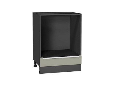 Кухонный  Шкаф нижний под духовку Фьюжн Graphite, Silky Grey, 600, каркас ЛДСП  Graphite, фасад МДФ  Silky Grey,  816*600*476 sppr5VVTtoAR52120 - фото 3811154