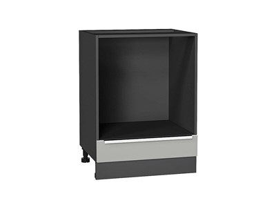 Кухонный  Шкаф нижний под духовку Фьюжн Graphite, Silky Light Grey, 600, каркас ЛДСП  Graphite, фасад МДФ  Silky Light Grey,  816*600*476 sppr5VVTtoAR66637 - фото 3811156