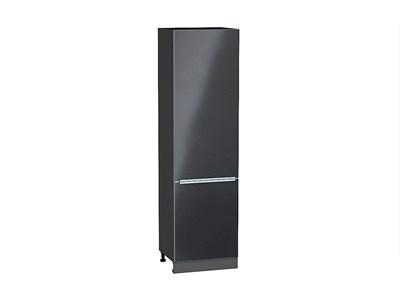 Кухонный  Шкаф пенал с 2-мя дверцами Фьюжн Graphite, Anthracite, 2140, 600, каркас ЛДСП  Graphite, фасад МДФ  Anthracite,  2132*600*576 sppr5VVTtoAR45118 - фото 3811256