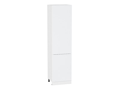 Кухонный  Шкаф пенал с 2-мя дверцами Фьюжн Белый, Silky White, 2340, 600, каркас ЛДСП  Белый, фасад МДФ  Silky White,  2336*600*576 sppr5VVTtoAR52329 - фото 3811322