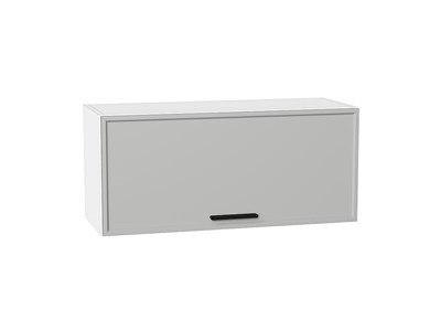 Кухонный  Шкаф верхний горизонтальный Фрейм Белый, Grey Silk, 360, 800, каркас ЛДСП  Белый, фасад МДФ  Grey Silk,  358*800*324 sppr5VVTtoAR68885 - фото 3812409