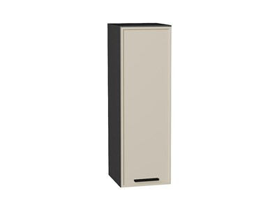 Кухонный  Шкаф верхний с 1-ой дверцей Фрейм Graphite, Cream Silk, 920, 300, каркас ЛДСП  Graphite, фасад МДФ  Cream Silk,  920*300*324 sppr5VVTtoAR69837 - фото 3812491