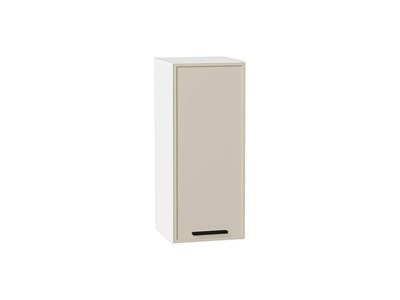 Кухонный  Шкаф верхний с 1-ой дверцей Фрейм Белый, Cream Silk, 720, 300, каркас ЛДСП  Белый, фасад МДФ  Cream Silk,  716*300*324 sppr5VVTtoAR69797 - фото 3812533