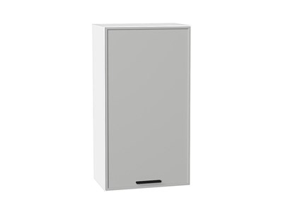 Кухонный  Шкаф верхний с 1-ой дверцей Фрейм Белый, Grey Silk, 920, 500, каркас ЛДСП  Белый, фасад МДФ  Grey Silk,  920*500*324 sppr5VVTtoAR68925 - фото 3812555