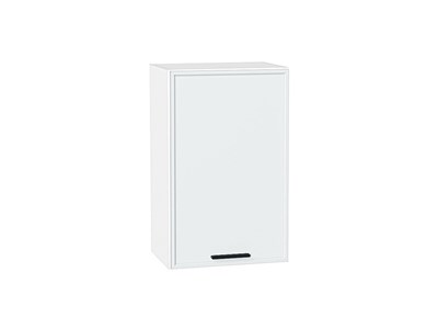 Кухонный  Шкаф верхний с 1-ой дверцей Фрейм Белый, White Silk, 720, 450, каркас ЛДСП  Белый, фасад МДФ  White Silk,  716*450*324 sppr5VVTtoAR66863 - фото 3812572