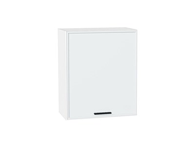 Кухонный  Шкаф верхний с 1-ой дверцей Фрейм Белый, White Silk, 720, 600, каркас ЛДСП  Белый, фасад МДФ  White Silk,  716*600*324 sppr5VVTtoAR66865 - фото 3812574