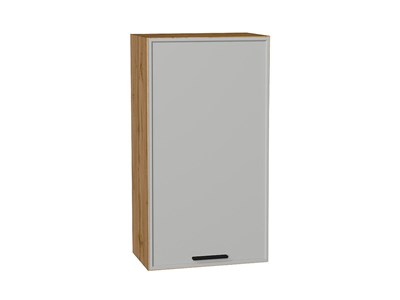Кухонный  Шкаф верхний с 1-ой дверцей Фрейм Дуб Вотан, Grey Silk, 920, 500, каркас ЛДСП  Дуб Вотан, фасад МДФ  Grey Silk,  920*500*324 sppr5VVTtoAR68937 - фото 3812603