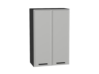 Кухонный  Шкаф верхний с 2-мя дверцами Фрейм Graphite, Grey Silk, 920, 600, каркас ЛДСП  Graphite, фасад МДФ  Grey Silk,  920*600*324 sppr5VVTtoAR68997 - фото 3812635