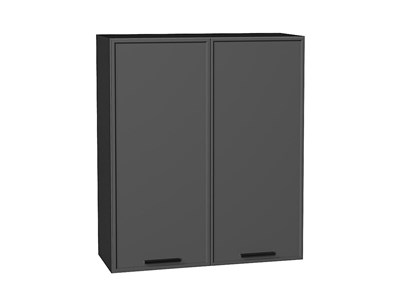 Кухонный  Шкаф верхний с 2-мя дверцами Фрейм Graphite, Stormy Silk, 920, 800, каркас ЛДСП  Graphite, фасад МДФ  Stormy Silk,  920*800*324 sppr5VVTtoAR69010 - фото 3812640