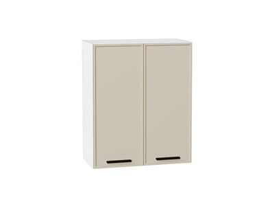 Кухонный  Шкаф верхний с 2-мя дверцами Фрейм Белый, Cream Silk, 720, 600, каркас ЛДСП  Белый, фасад МДФ  Cream Silk,  716*600*324 sppr5VVTtoAR69809 - фото 3812645