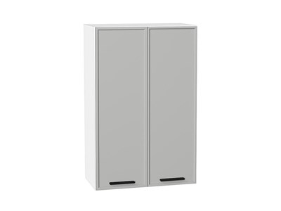 Кухонный  Шкаф верхний с 2-мя дверцами Фрейм Белый, Grey Silk, 920, 600, каркас ЛДСП  Белый, фасад МДФ  Grey Silk,  920*600*324 sppr5VVTtoAR68989 - фото 3812651
