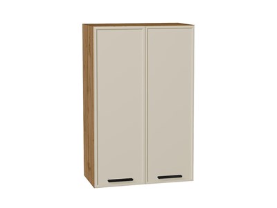 Кухонный  Шкаф верхний с 2-мя дверцами Фрейм Дуб Вотан, Cream Silk, 920, 600, каркас ЛДСП  Дуб Вотан, фасад МДФ  Cream Silk,  920*600*324 sppr5VVTtoAR69829 - фото 3812663
