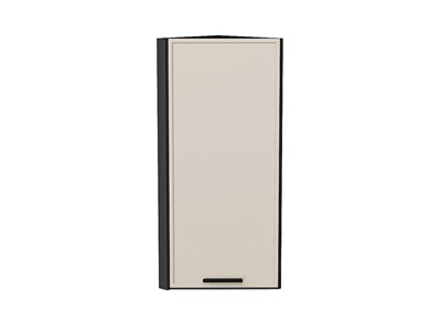 Кухонный  Шкаф верхний торцевой Фрейм Graphite, Cream Silk, 920, каркас ЛДСП  Graphite, фасад МДФ  Cream Silk,  920*300*310 sppr5VVTtoAR69850 - фото 3812678