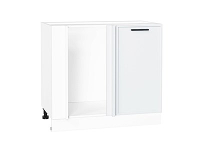 Кухонный  Шкаф нижний угловой Фрейм Белый, White Silk, каркас ЛДСП  Белый, фасад МДФ  White Silk,  816*890*484 sppr5VVTtoAR66824 - фото 3813020