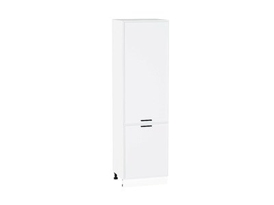 Кухонный  Шкаф пенал с 2-мя дверцами Фрейм Белый, White Silk, 2140, 600, каркас ЛДСП  Белый, фасад МДФ  White Silk,  2132*600*580 sppr5VVTtoAR66998 - фото 3813102