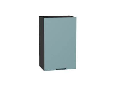 Кухонный  Шкаф верхний с 1-ой дверцей Флэт Graphite, Grey-green In 2S, 720, 450, каркас ЛДСП  Graphite, фасад ЛДСП  Grey-green In 2S,  716*450*318 sppr5VVTtoAR56908 - фото 3813785