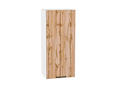 Кухонный  Шкаф верхний с 1-ой дверцей Флэт Белый, Wotan Oak 2S, 920, 400, каркас ЛДСП  Белый, фасад ЛДСП  Wotan Oak 2S,  920*400*318 sppr5VVTtoAR52602 - фото 3813886
