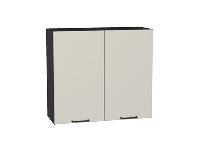 Кухонный  Шкаф верхний с 2-мя дверцами Флэт Graphite, Cashmere In 2S, 720, 800, каркас ЛДСП  Graphite, фасад ЛДСП  Cashmere In 2S,  716*800*318 sppr5VVTtoAR55778 - фото 3813969