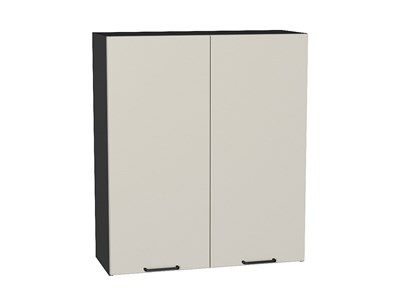 Кухонный  Шкаф верхний с 2-мя дверцами Флэт Graphite, Cashmere In 2S, 920, 800, каркас ЛДСП  Graphite, фасад ЛДСП  Cashmere In 2S,  920*800*318 sppr5VVTtoAR55780 - фото 3813971