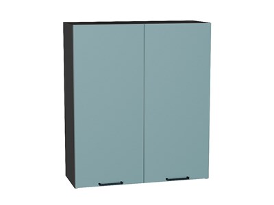 Кухонный  Шкаф верхний с 2-мя дверцами Флэт Graphite, Grey-green In 2S, 920, 800, каркас ЛДСП  Graphite, фасад ЛДСП  Grey-green In 2S,  920*800*318 sppr5VVTtoAR56923 - фото 3813975