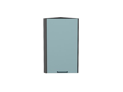 Кухонный  Шкаф верхний торцевой Флэт Graphite, Grey-green In 2S, 720, каркас ЛДСП  Graphite, фасад ЛДСП  Grey-green In 2S,  716*300*306 sppr5VVTtoAR56926 - фото 3814042