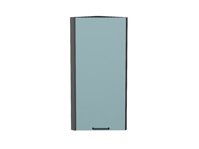Кухонный  Шкаф верхний торцевой Флэт Graphite, Grey-green In 2S, 920, каркас ЛДСП  Graphite, фасад ЛДСП  Grey-green In 2S,  920*300*306 sppr5VVTtoAR56927 - фото 3814043