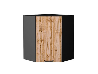 Кухонный  Шкаф верхний угловой Флэт Graphite, Wotan Oak 2S, 720, каркас ЛДСП  Graphite, фасад ЛДСП  Wotan Oak 2S,  716*600*600 sppr5VVTtoAR52662 - фото 3814113
