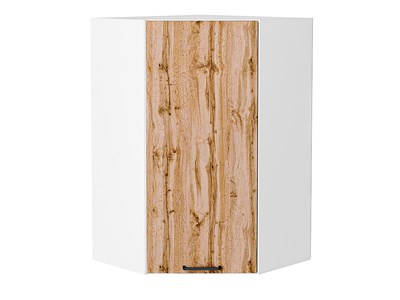 Кухонный  Шкаф верхний угловой Флэт Белый, Wotan Oak 2S, 920, каркас ЛДСП  Белый, фасад ЛДСП  Wotan Oak 2S,  920*600*600 sppr5VVTtoAR52661 - фото 3814124