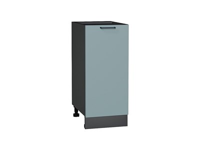 Кухонный  Шкаф нижний с 1-ой дверцей Флэт Graphite, Grey-green In 2S, 350, каркас ЛДСП  Graphite, фасад ЛДСП  Grey-green In 2S,  816*350*478 sppr5VVTtoAR65185 - фото 3814180