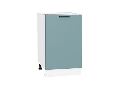 Кухонный  Шкаф нижний с 1-ой дверцей Флэт Белый, Grey-green In 2S, 500, каркас ЛДСП  Белый, фасад ЛДСП  Grey-green In 2S,  816*500*478 sppr5VVTtoAR56943 - фото 3814218