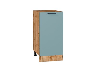 Кухонный  Шкаф нижний с 1-ой дверцей Флэт Дуб Вотан, Grey-green In 2S, 400, каркас ЛДСП  Дуб Вотан, фасад ЛДСП  Grey-green In 2S,  816*400*478 sppr5VVTtoAR62542 - фото 3814251