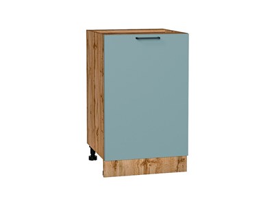 Кухонный  Шкаф нижний с 1-ой дверцей Флэт Дуб Вотан, Grey-green In 2S, 500, каркас ЛДСП  Дуб Вотан, фасад ЛДСП  Grey-green In 2S,  816*500*478 sppr5VVTtoAR62544 - фото 3814253