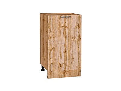 Кухонный  Шкаф нижний с 1-ой дверцей Флэт Дуб Вотан, Wotan Oak 2S, 450, каркас ЛДСП  Дуб Вотан, фасад ЛДСП  Wotan Oak 2S,  816*450*478 sppr5VVTtoAR62547 - фото 3814273