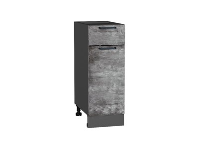 Кухонный  Шкаф нижний с 1-ой дверцей и ящиком Флэт Graphite, Temple Stone 2S, 300, каркас ЛДСП  Graphite, фасад ЛДСП  Temple Stone 2S,  816*300*478 sppr5VVTtoAR52689 - фото 3814312