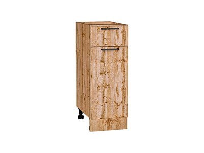Кухонный  Шкаф нижний с 1-ой дверцей и ящиком Флэт Дуб Вотан, Wotan Oak 2S, 300, каркас ЛДСП  Дуб Вотан, фасад ЛДСП  Wotan Oak 2S,  816*300*478 sppr5VVTtoAR62517 - фото 3814348