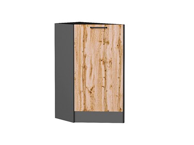 Кухонный  Шкаф нижний торцевой Флэт Graphite, Wotan Oak 2S, каркас ЛДСП  Graphite, фасад ЛДСП  Wotan Oak 2S,  816*296*552 sppr5VVTtoAR52749 - фото 3814460