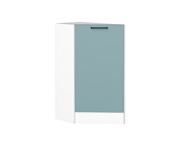 Кухонный  Шкаф нижний торцевой Флэт Белый, Grey-green In 2S, каркас ЛДСП  Белый, фасад ЛДСП  Grey-green In 2S,  816*296*552 sppr5VVTtoAR56958 - фото 3814462