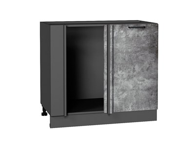 Кухонный  Шкаф нижний угловой Флэт Graphite, Temple Stone 2S, каркас ЛДСП  Graphite, фасад ЛДСП  Temple Stone 2S,  816*890*478 sppr5VVTtoAR52755 - фото 3814473