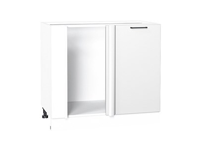 Кухонный  Шкаф нижний угловой Флэт Белый, White In 2S, каркас ЛДСП  Белый, фасад ЛДСП  White In 2S,  816*890*478 sppr5VVTtoAR55718 - фото 3814479
